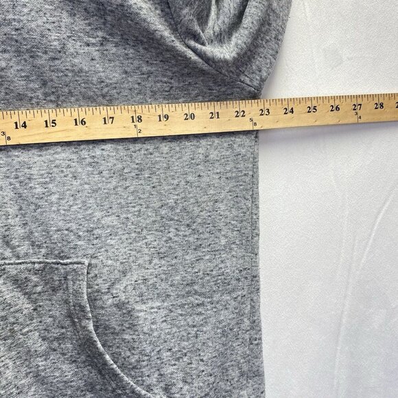 OLD NAVY Long Sleeve Hoodie Pullover Sweater Men Large Gray Front Pockets Used - Picture 8 of 16